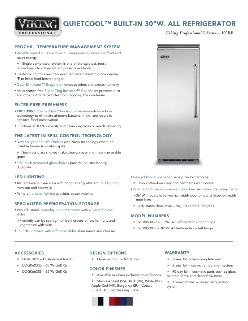 Image de la première page du manuel de l'appareil VCRB5303LBK