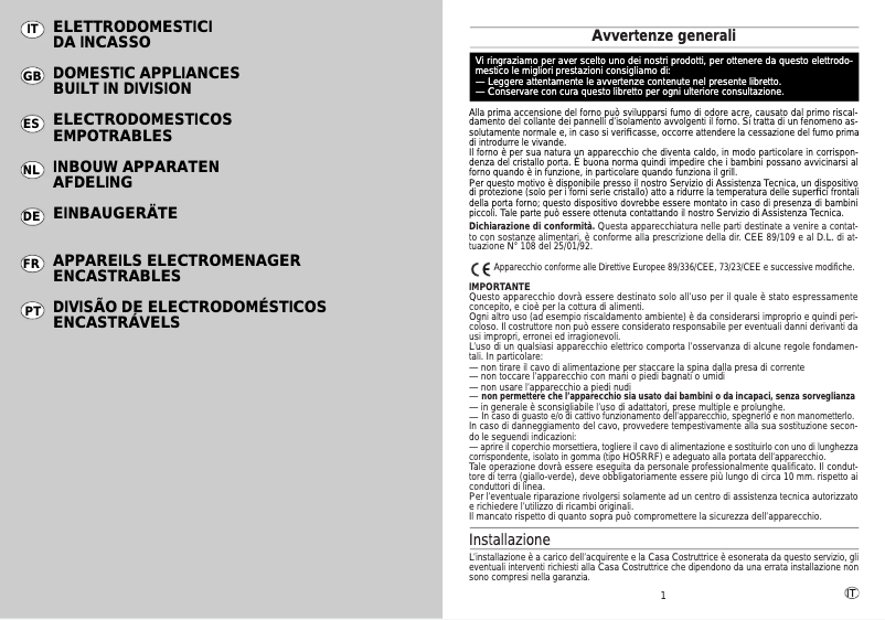 Image de la première page du manuel de l'appareil 36307007