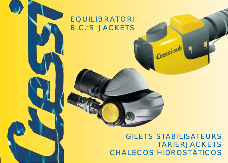 Page 1 de la notice Manuel utilisateur Cressi Aquapro 5