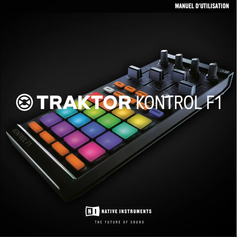 Image de la première page du manuel de l'appareil Traktor Kontrol F1