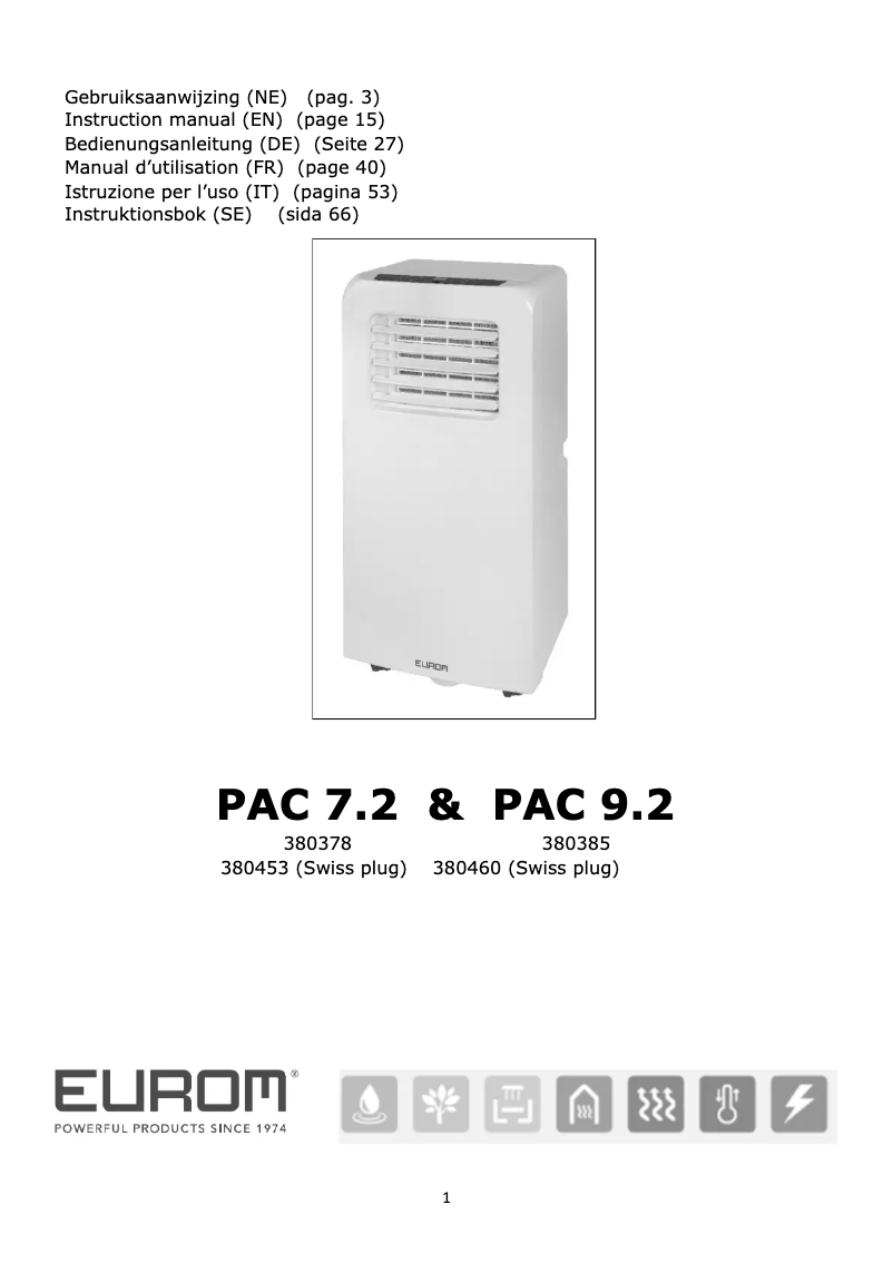 Imagen de la primera página del manual del dispositivo PAC 7.2