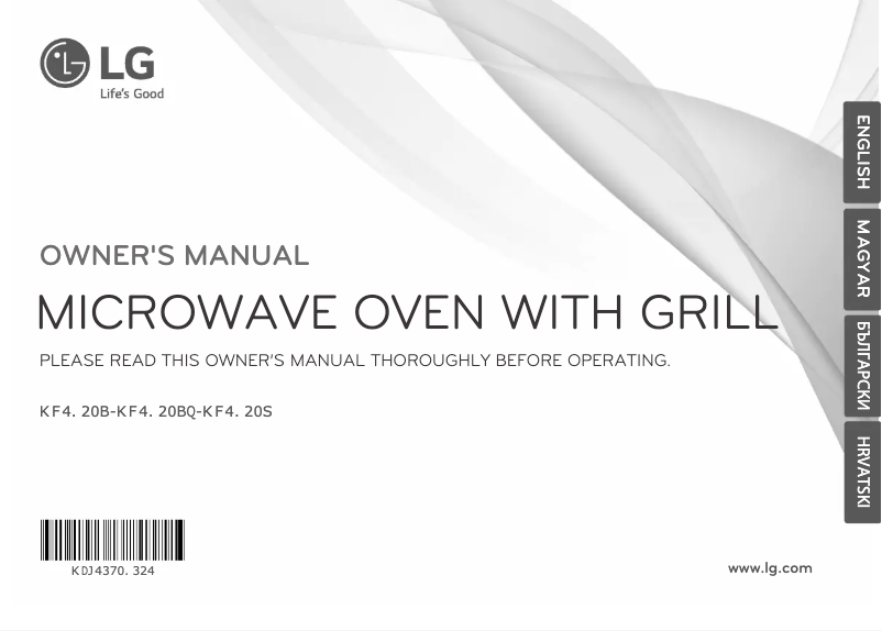 Page 1 de la notice Manuel utilisateur LG MH6042D