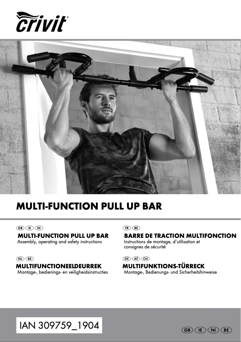 Page n°1 - Manuel utilisateur Crivit HG05678