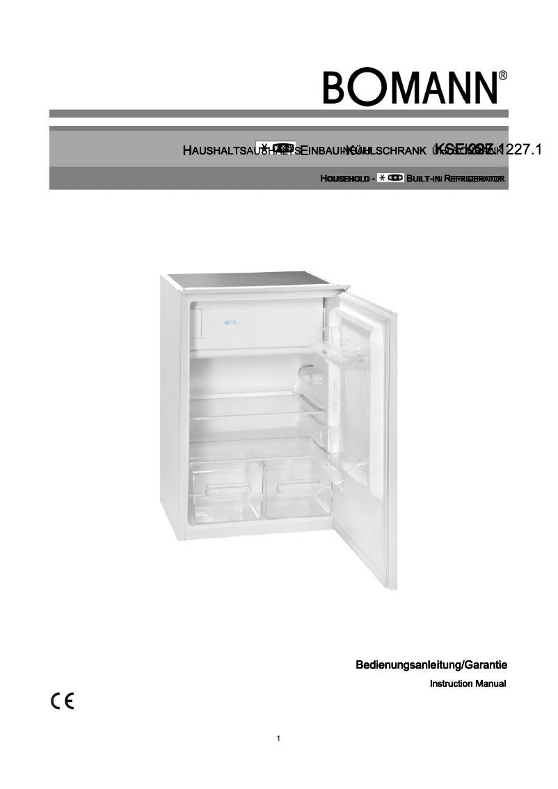 Image de la première page du manuel de l'appareil KSE 227.1