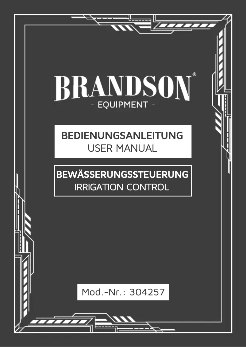Page n°1 - Manuel utilisateur Brandson 304257