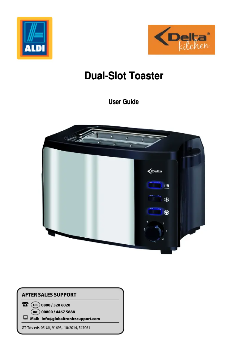 Page 1 de la notice Manuel utilisateur Delta GT-Tds-eds-05-UK