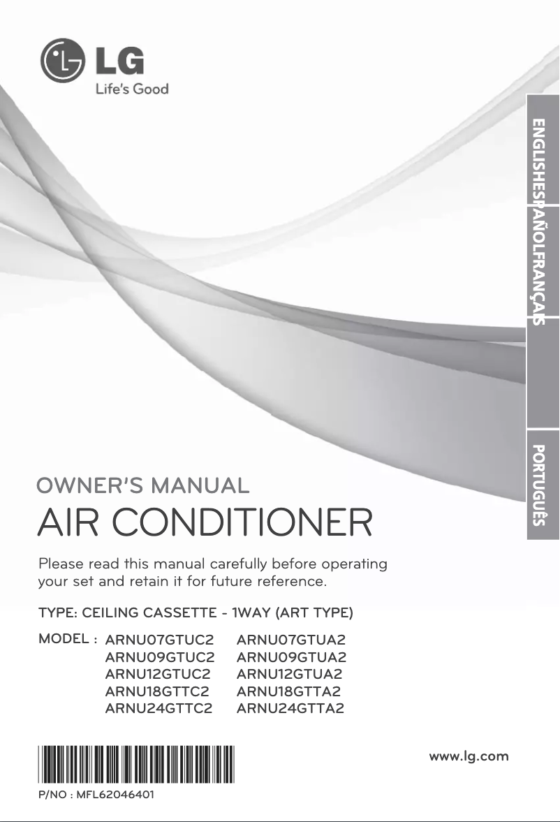 Página 1 del manual Manual de usuario LG ARNU12GTUC2