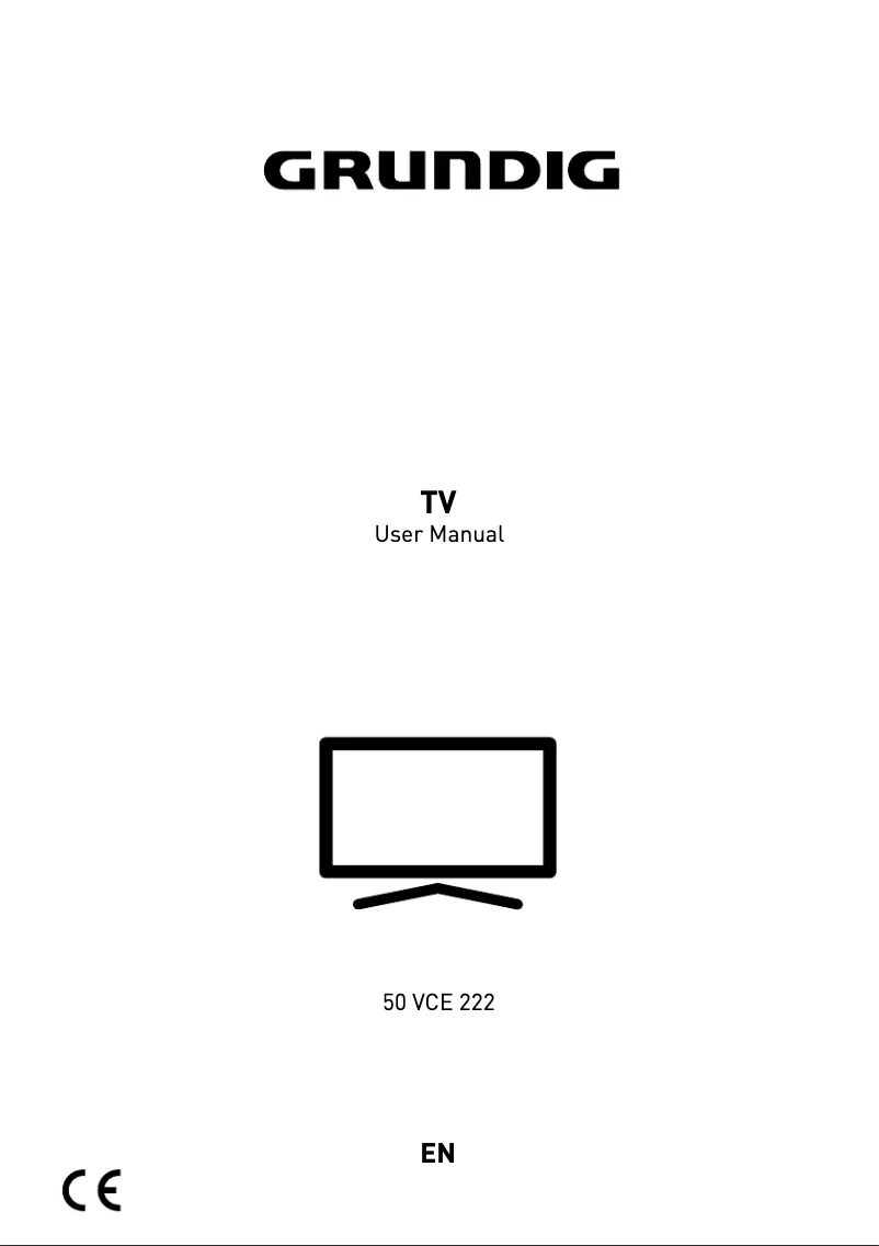 Page 1 de la notice Manuel utilisateur Grundig 50 VCE 222