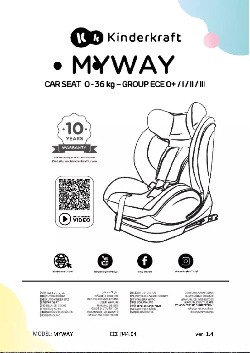 Imagen de la primera página del manual del dispositivo Myway
