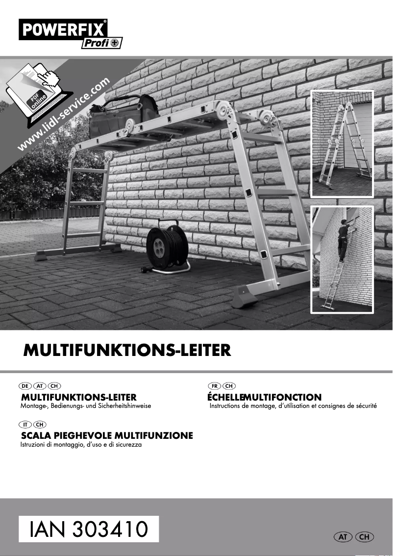 Page n°1 - Manuel utilisateur Powerfix HG01091