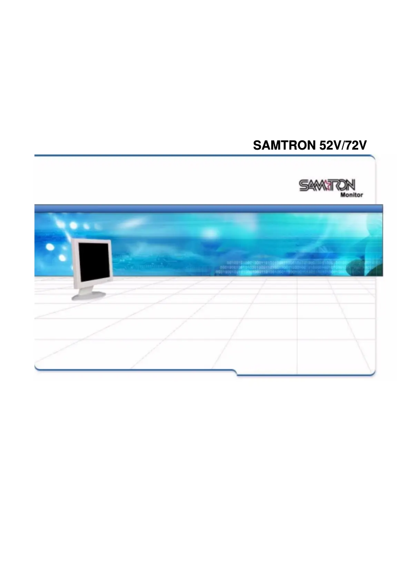 Page n°1 - Manuel utilisateur Samsung 72V