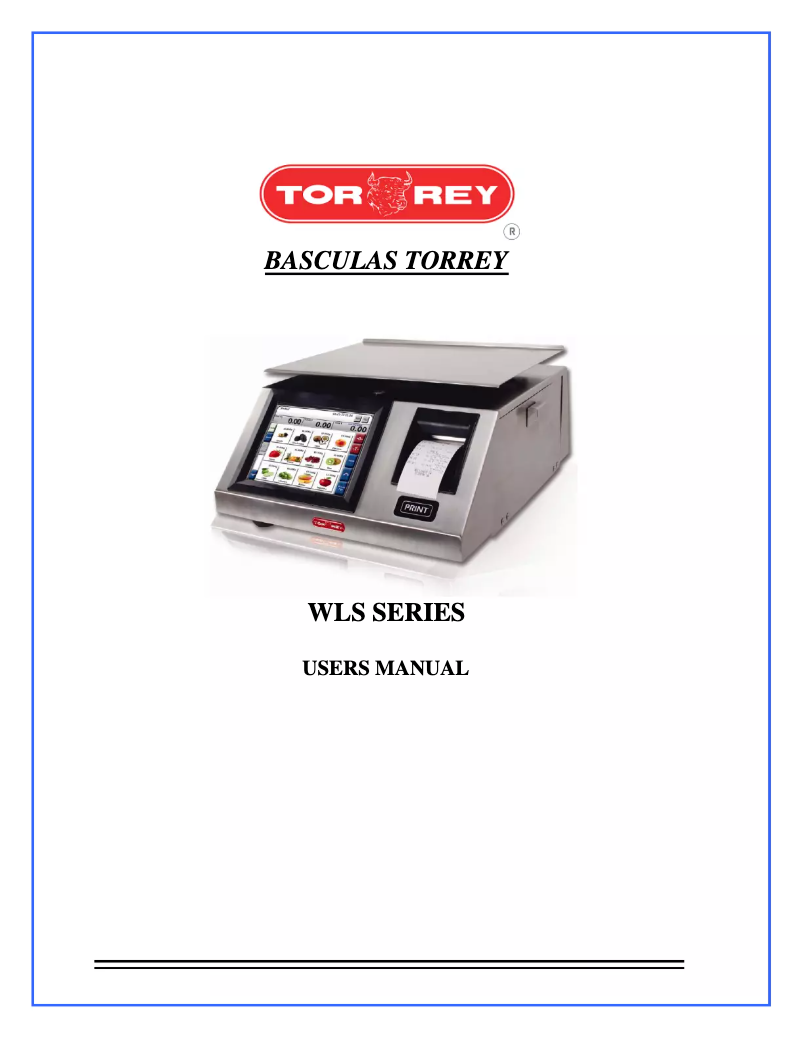 Página 1 del manual Manual de usuario Tor Rey WLS-40L
