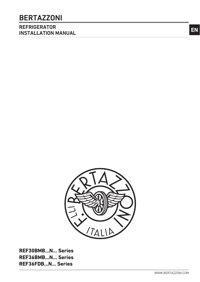 Image de la première page du manuel de l'appareil REF36BMBZPNV