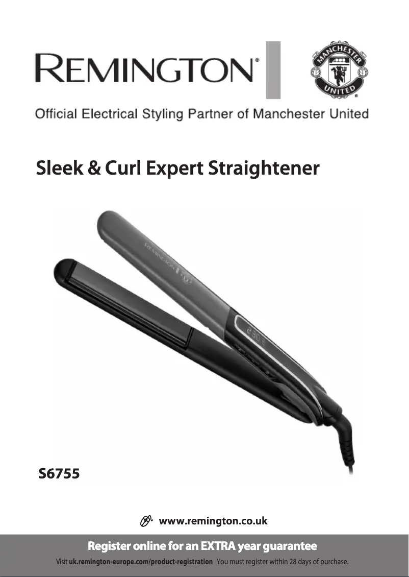 Page 1 de la notice Manuel utilisateur Remington D6755