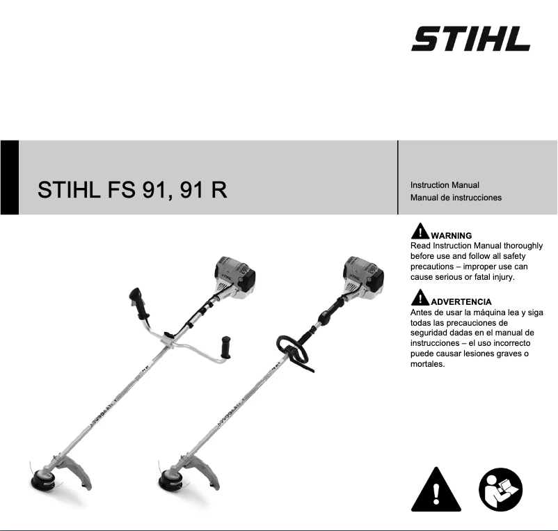 Page 1 de la notice Manuel utilisateur Stihl FS 91 R