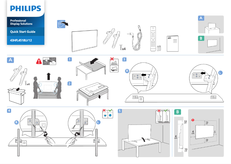 Página 1 del manual Manual de usuario Philips 43HFL4518U