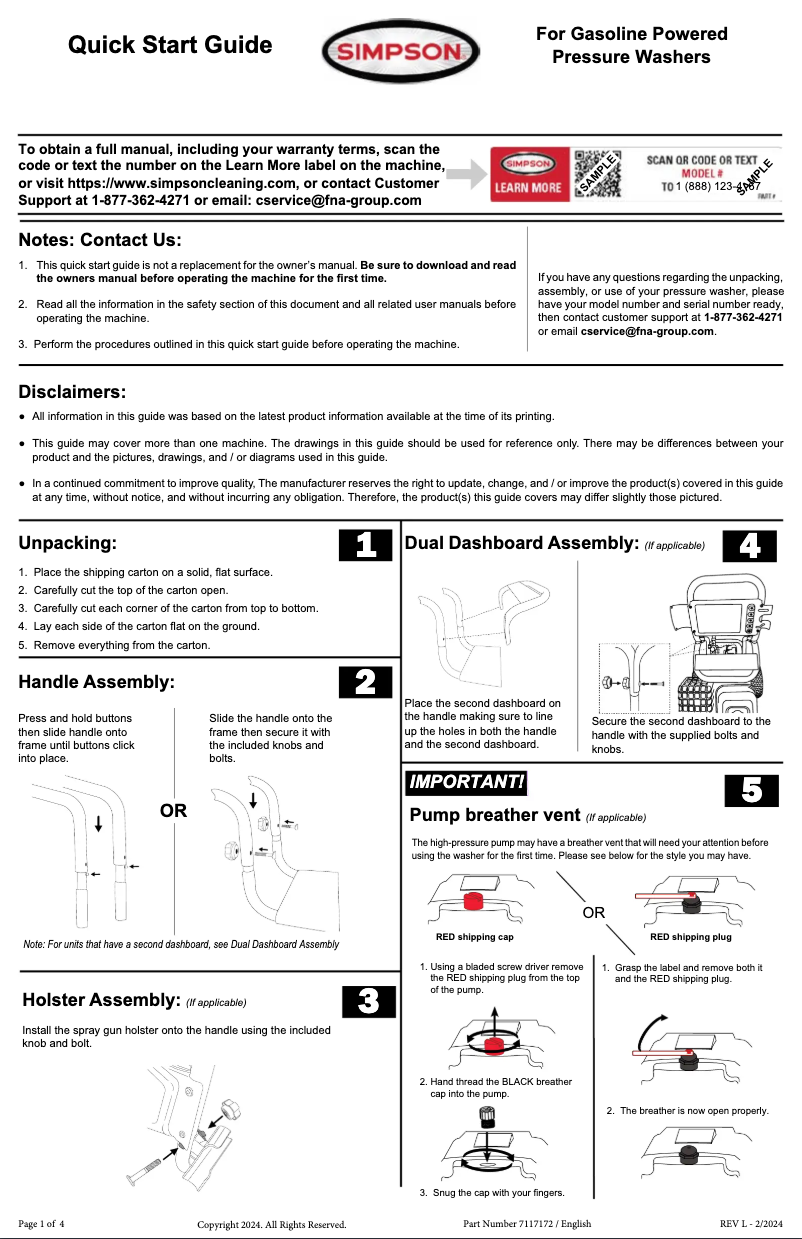 Image de la première page du manuel de l'appareil CM61248-S