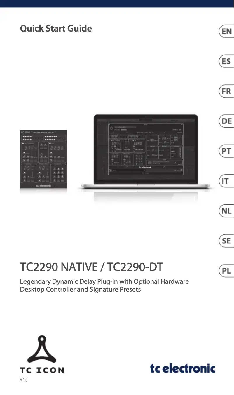 Image de la première page du manuel de l'appareil TC2290-DT