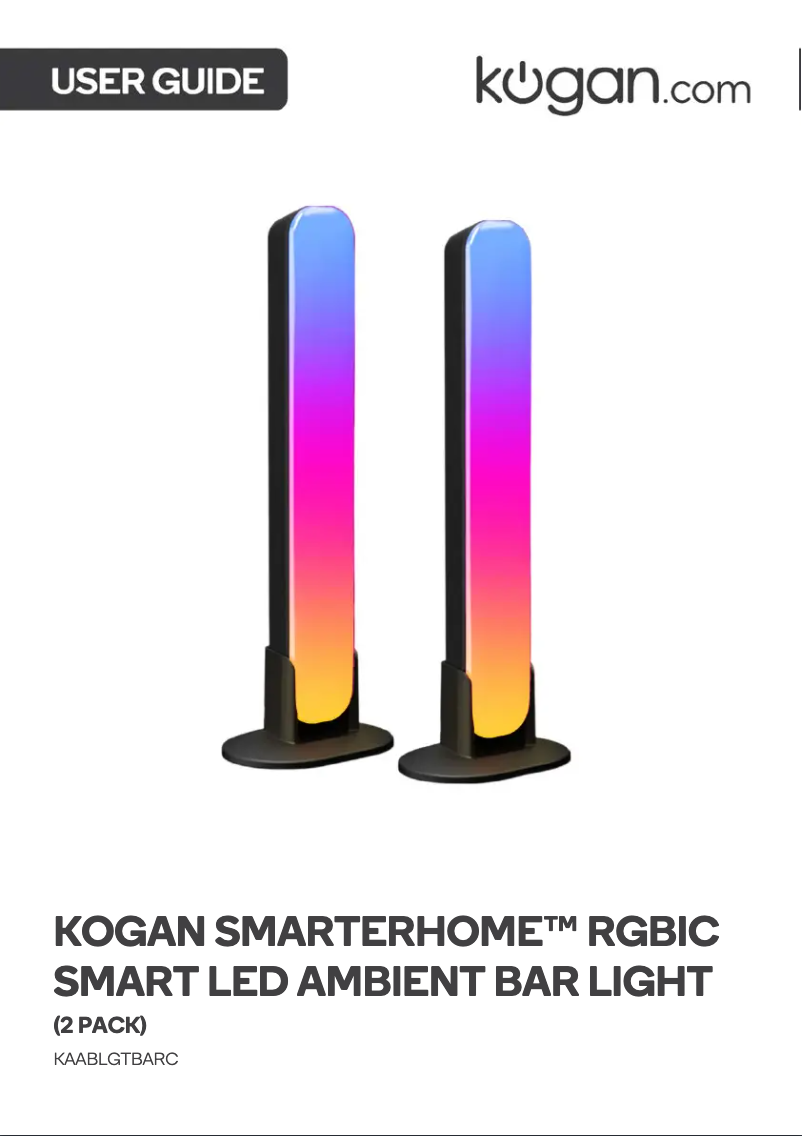 Page 1 de la notice Manuel utilisateur Kogan KAABLGTBARC