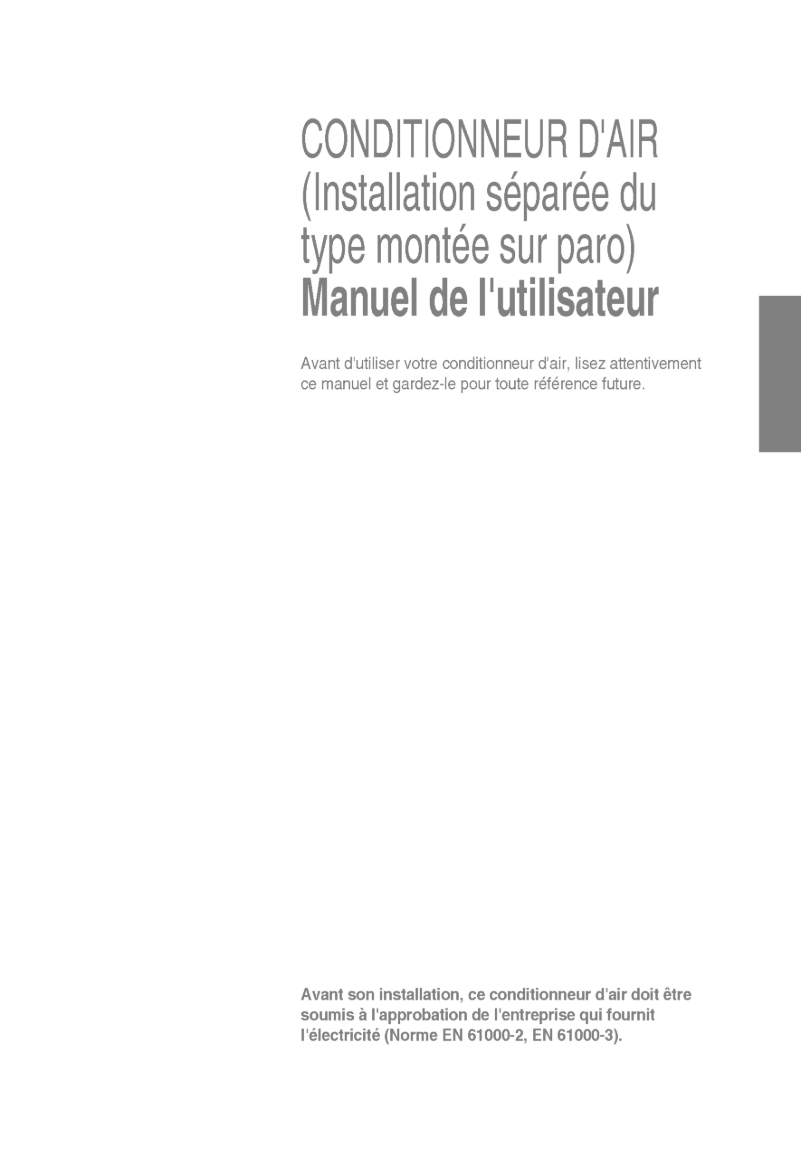 Page n°1 - Manuel utilisateur LG LS-H226VQL2