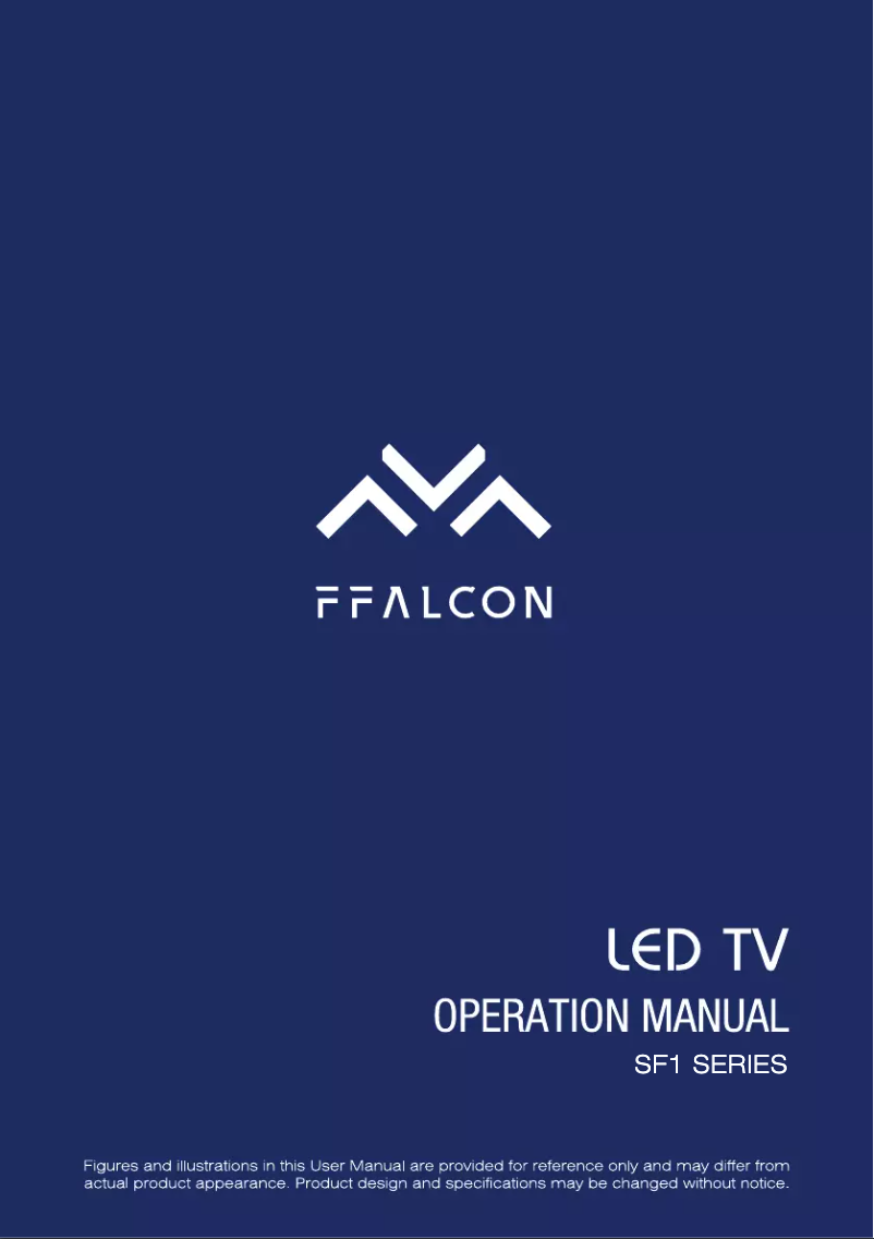 Page 1 de la notice Manuel utilisateur FFalcon 40SF1