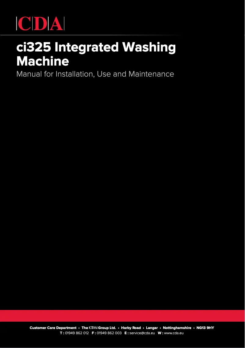 Imagen de la primera página del manual del dispositivo ci325