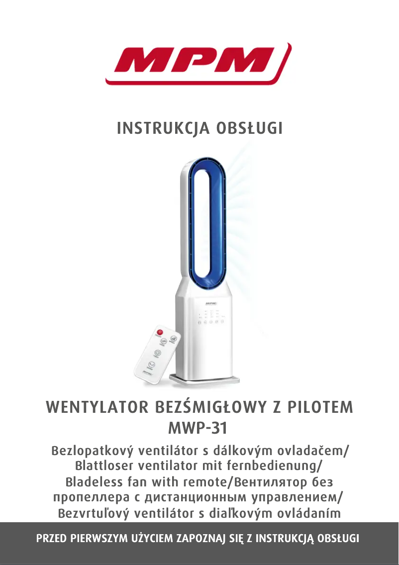 Page 1 de la notice Manuel utilisateur MPM MWP-31