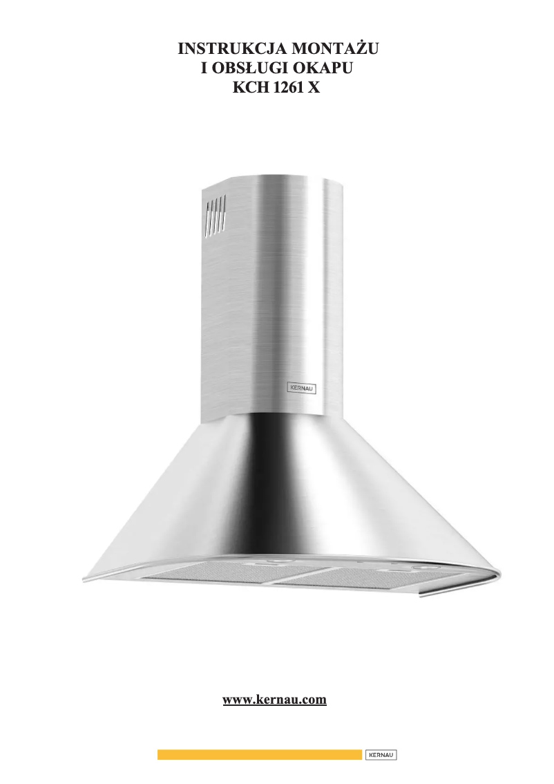 Página 1 del manual Manual de instrucciones Kernau KCH 1261 X