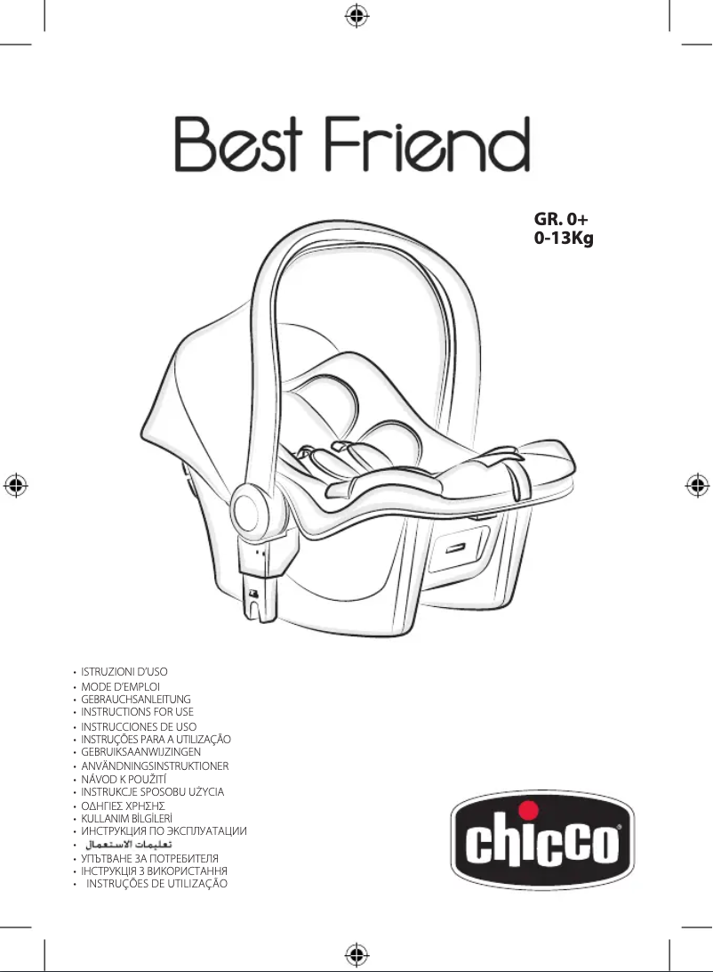 Page n°1 - Manuel utilisateur Chicco Trio Best Friend Light