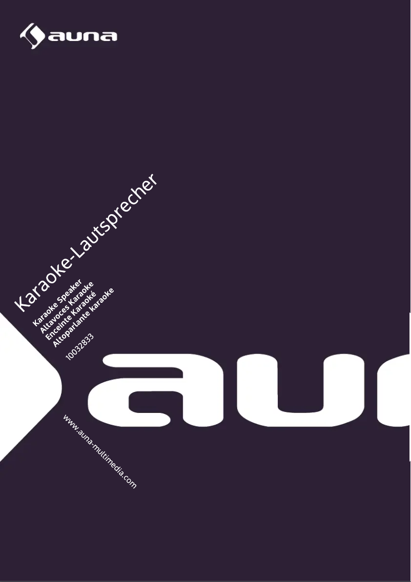 Page 1 de la notice Manuel utilisateur Auna CenterStage 4