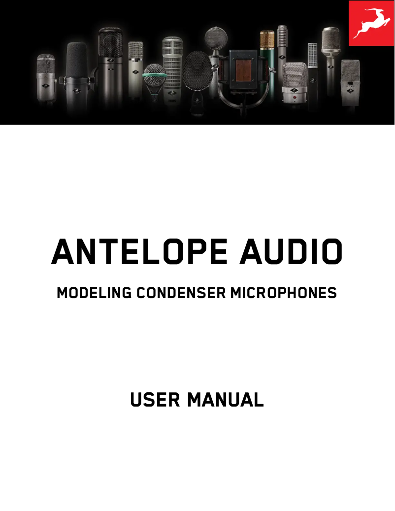 Page 1 de la notice Manuel utilisateur Antelope Audio Verge