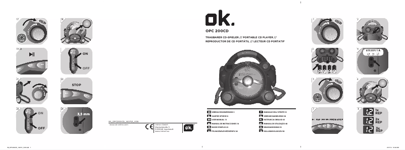 Image de la première page du manuel de l'appareil OPC 200CD