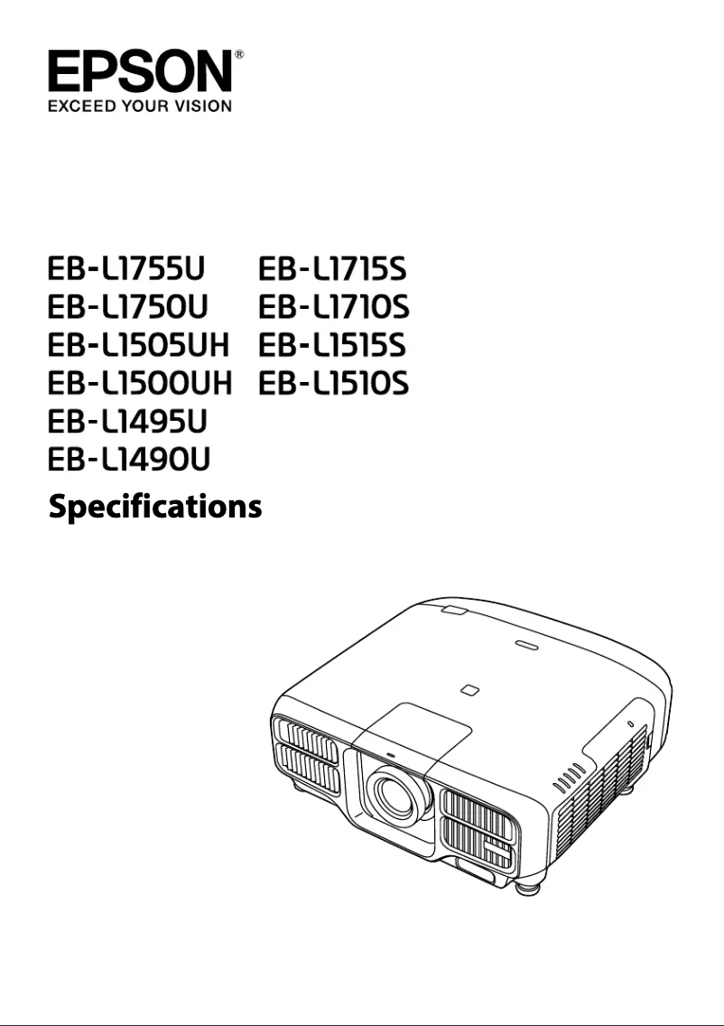 Página 1 del manual Ficha técnica Epson Pro L1755U