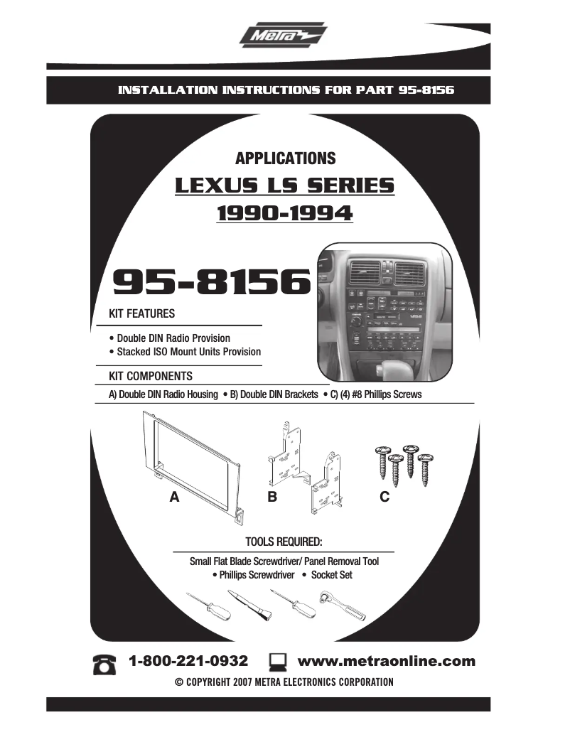 Image de la première page du manuel de l'appareil 95-8156