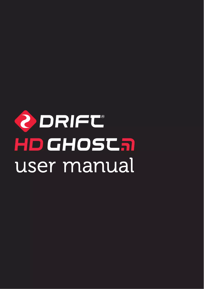 Página 1 del manual Manual de usuario Drift HD Ghost