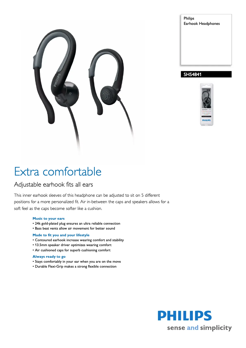 Image de la première page du manuel de l'appareil SHS4841