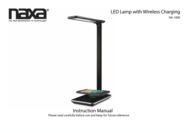 Image de la première page du manuel de l'appareil NA-1000