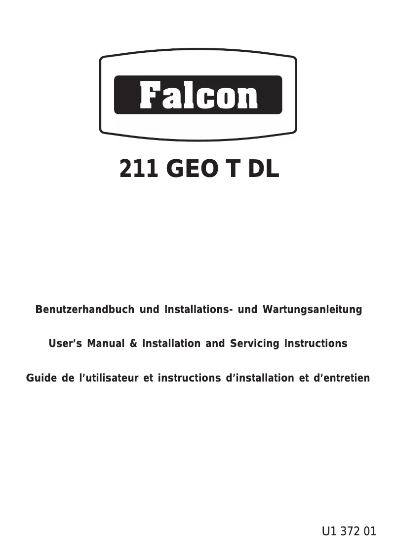 Page n°1 - Manuel utilisateur Falcon 1092 Deluxe
