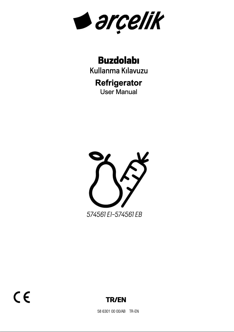 Página 1 del manual Manual de usuario Arçelik 574561 EB