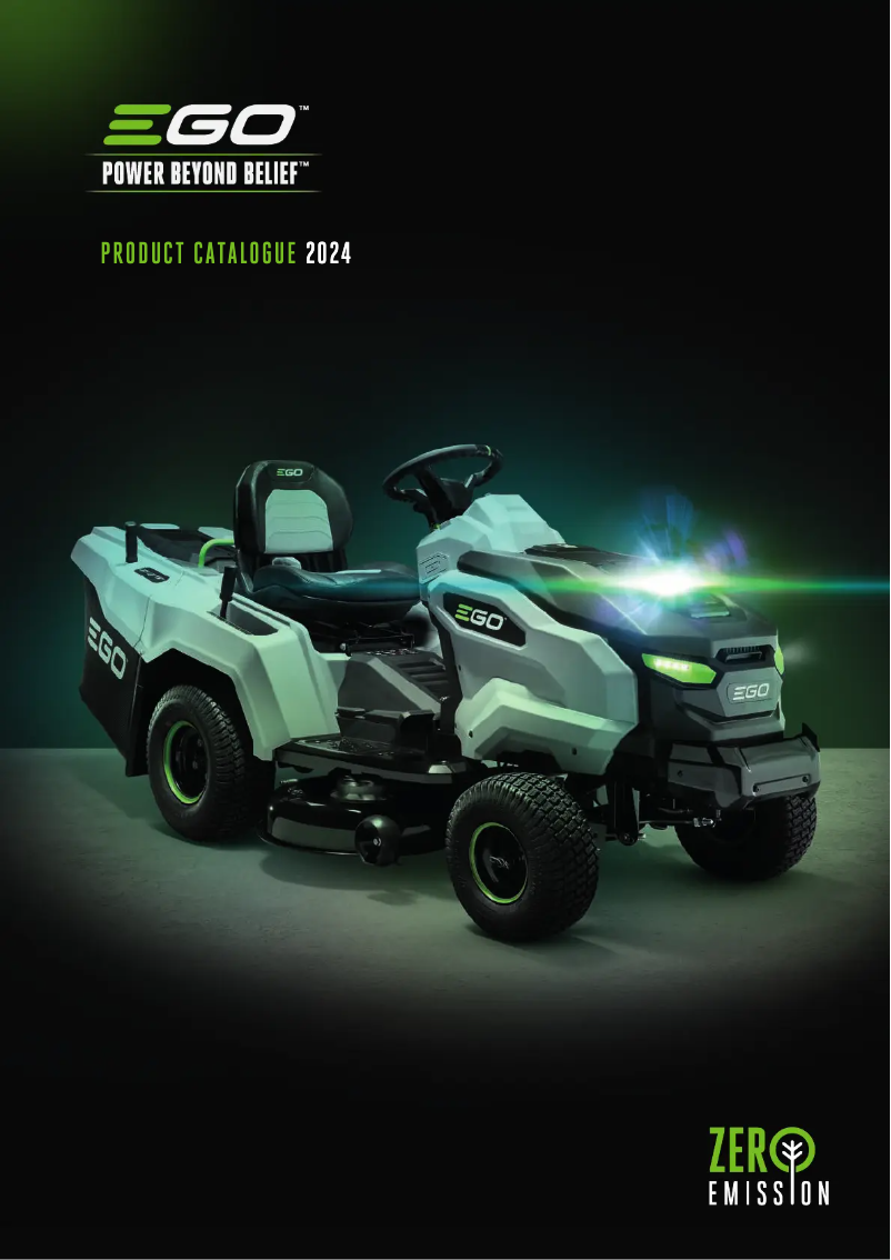 Page 1 de la notice Catalogue EGO RTX2300