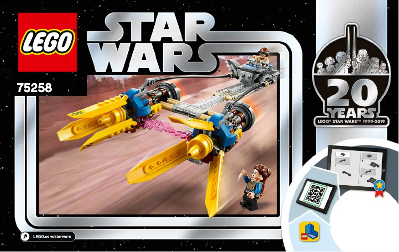 Page 1 de la notice Manuel utilisateur Lego Star Wars 75258