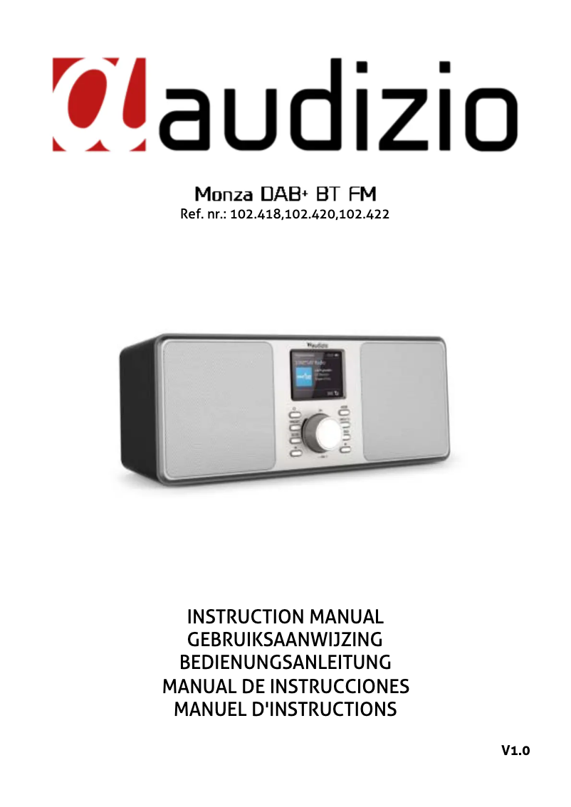 Página 1 del manual Manual de usuario Audizio Ancona