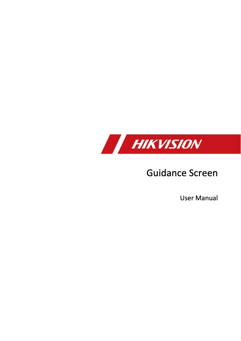 Page 1 de la notice Manuel utilisateur Hikvision DS-TVL121-6-5D