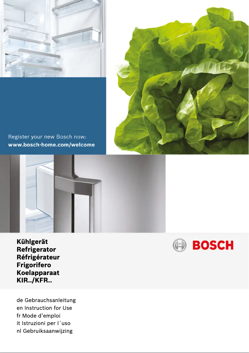Page n°1 - Manuel utilisateur Bosch KIR24A61