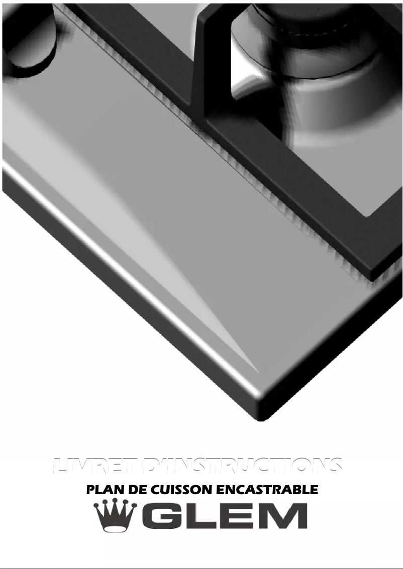 Page n°1 - Manuel utilisateur Glem Gas GTL64WH