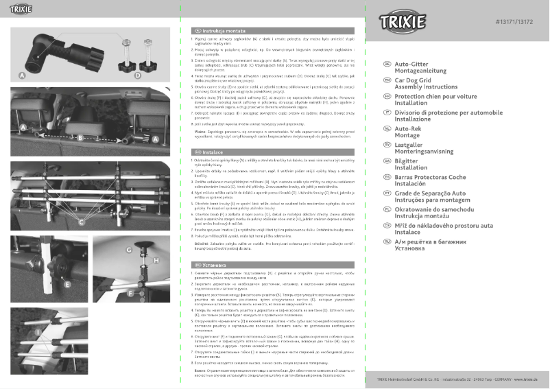 Página 1 del manual Manual de usuario Trixie 13171