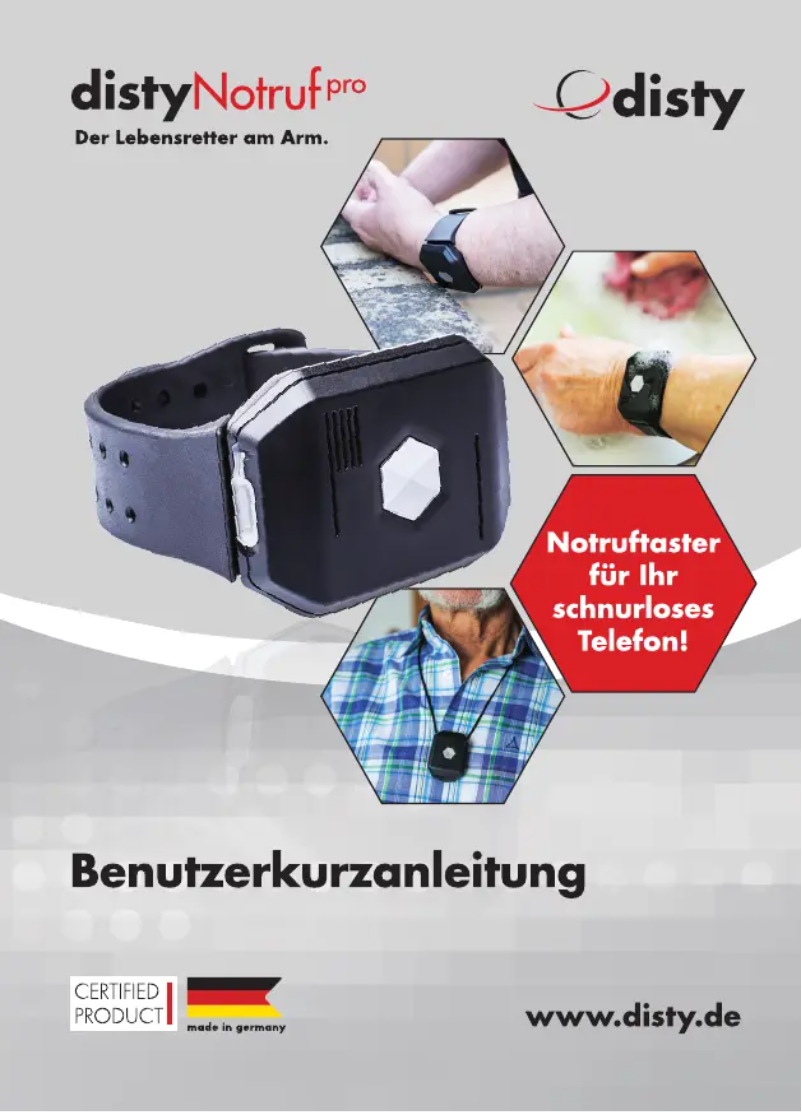 Imagen de la primera página del manual del dispositivo Notruf Pro