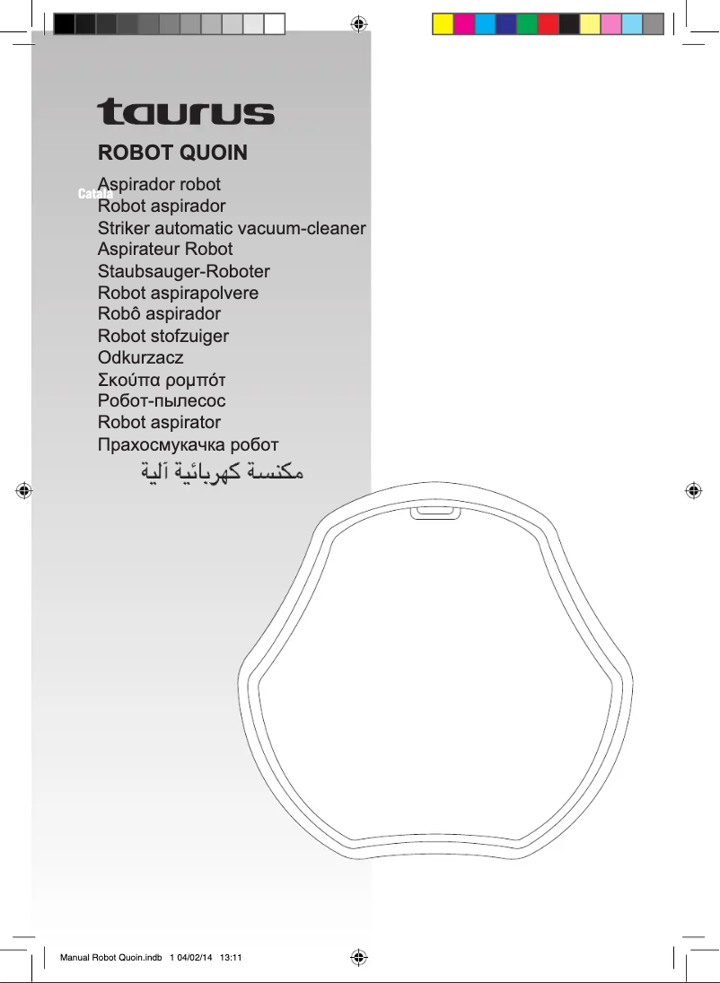 Image de la première page du manuel de l'appareil Robot Quoin