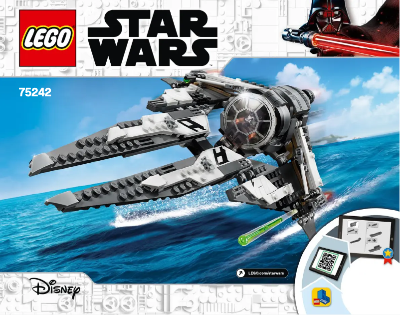 Page 1 de la notice Manuel utilisateur Lego Star Wars 75242