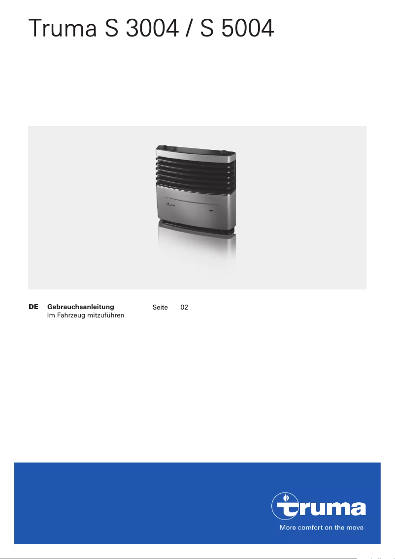 Page 1 de la notice Manuel utilisateur Truma S 3004